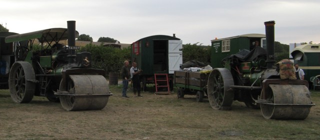 Ready for the off - Sunday night at The Great Dorset Steam Fair photo copyright David Hargreave